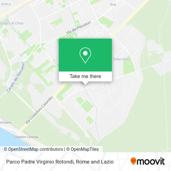 Father Virginio Rotondi Park map