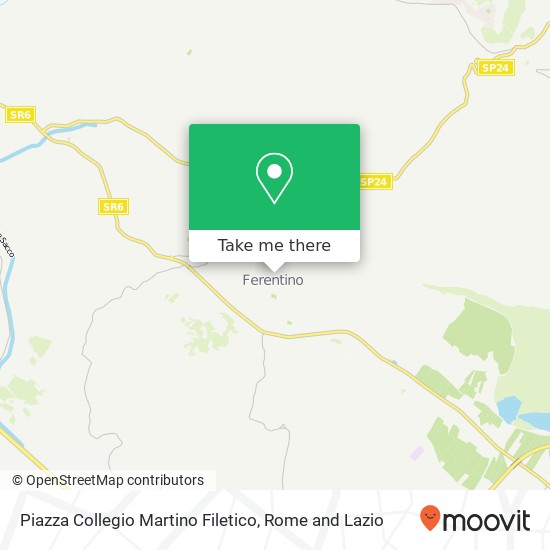 Piazza Collegio Martino Filetico map