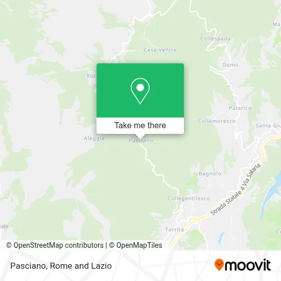 Pasciano map