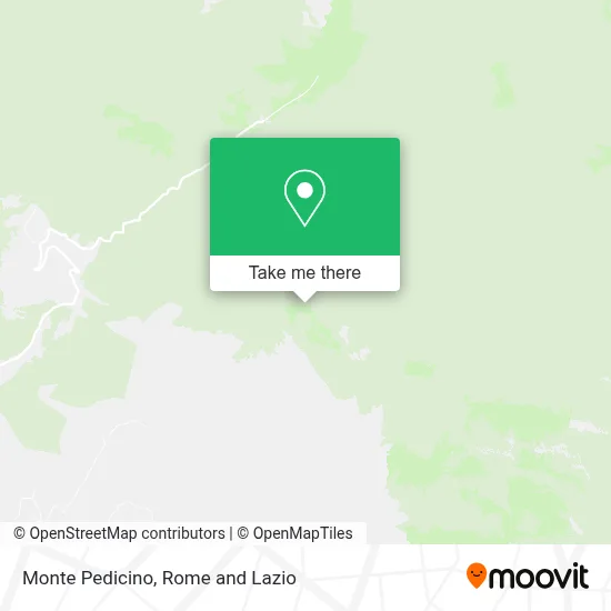 Monte Pedicino map