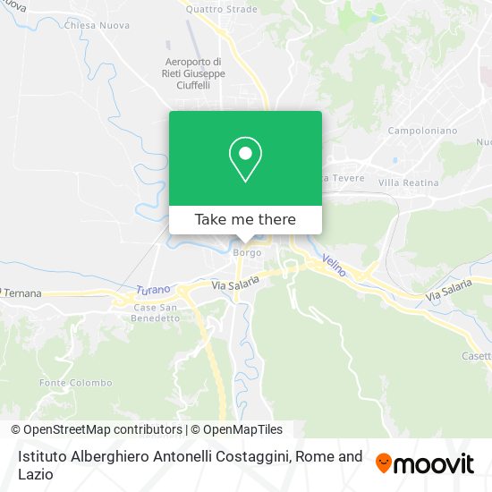 Istituto Alberghiero Antonelli Costaggini map