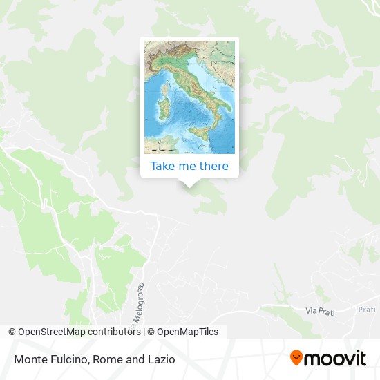 Monte Fulcino map