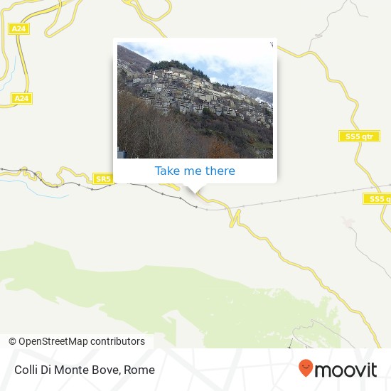 Colli Di Monte Bove map