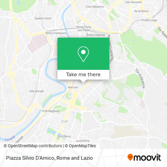 Piazza Silvio D'Amico map