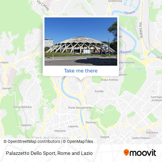 Palazzetto Dello Sport map