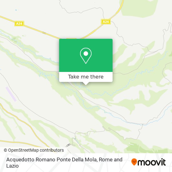 Acquedotto Romano Ponte Della Mola map
