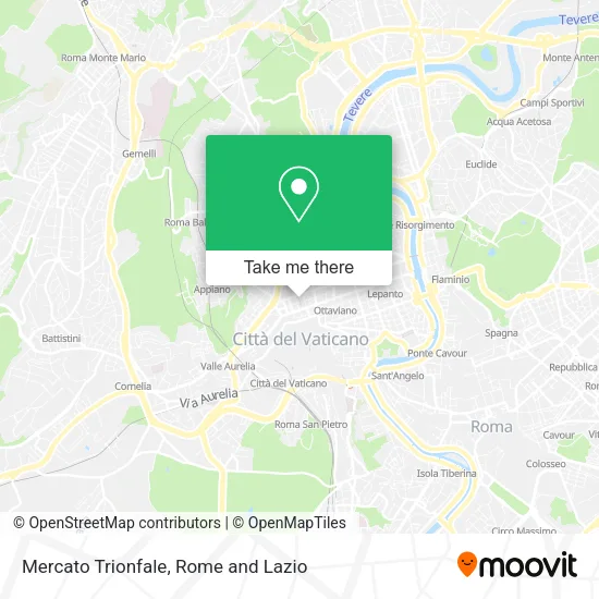 Mercato Trionfale map