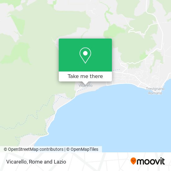 Vicarello map