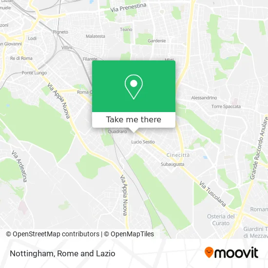 Nottingham map