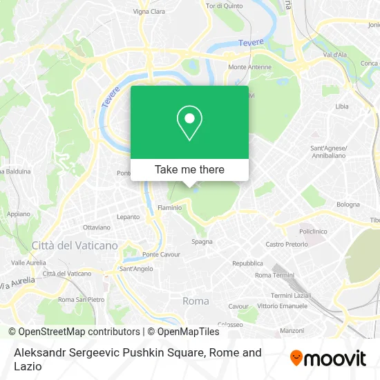 Aleksandr Sergeevic Pushkin Square map