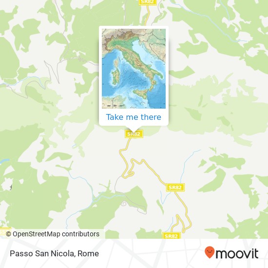 Passo San Nicola map