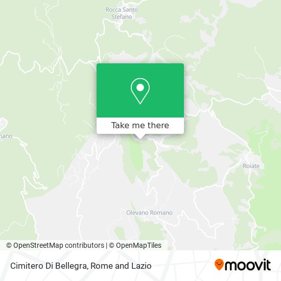 Cimitero Di Bellegra map