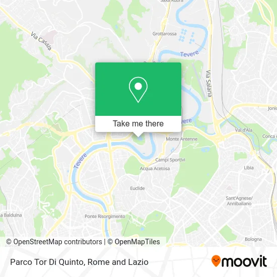 Parco Tor Di Quinto map
