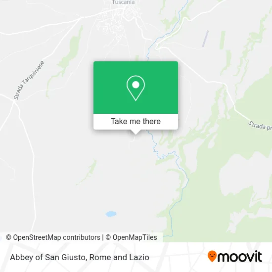 Abbey of San Giusto map
