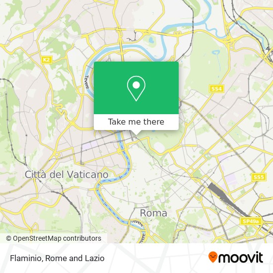Flaminio map