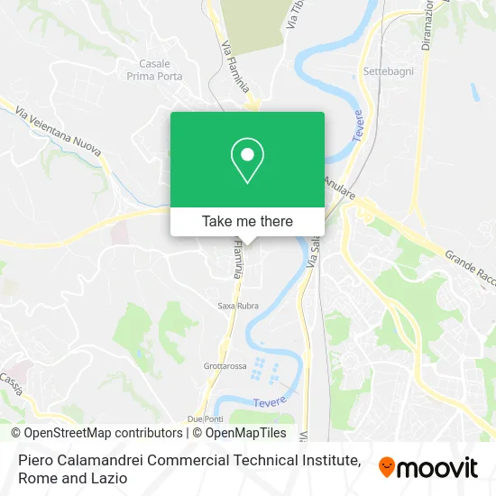 Piero Calamandrei Commercial Technical Institute map