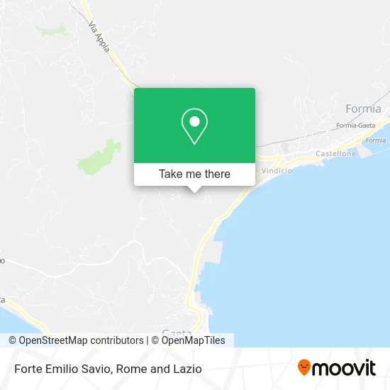 Emilio Savio Fort map