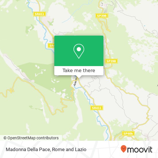 Madonna Della Pace map