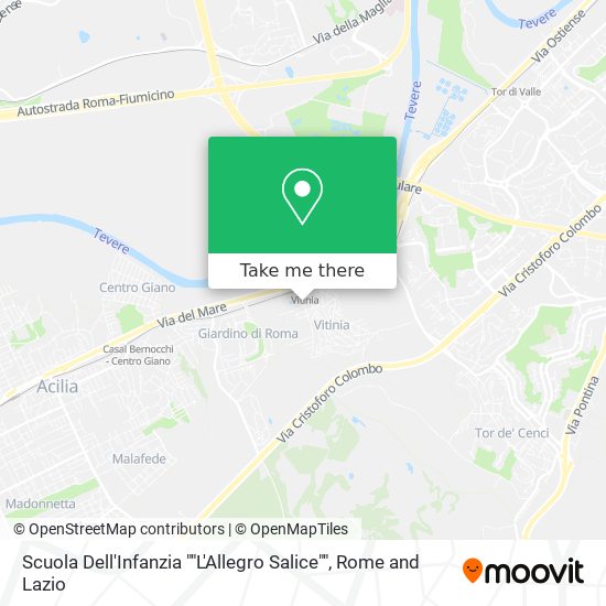 Scuola Dell'Infanzia ""L'Allegro Salice"" map
