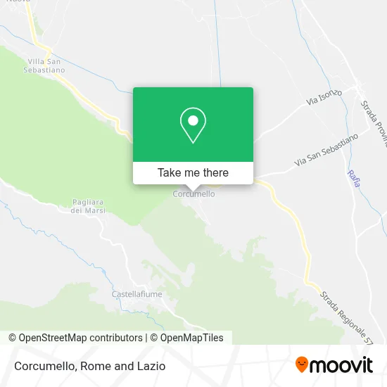 Corcumello map