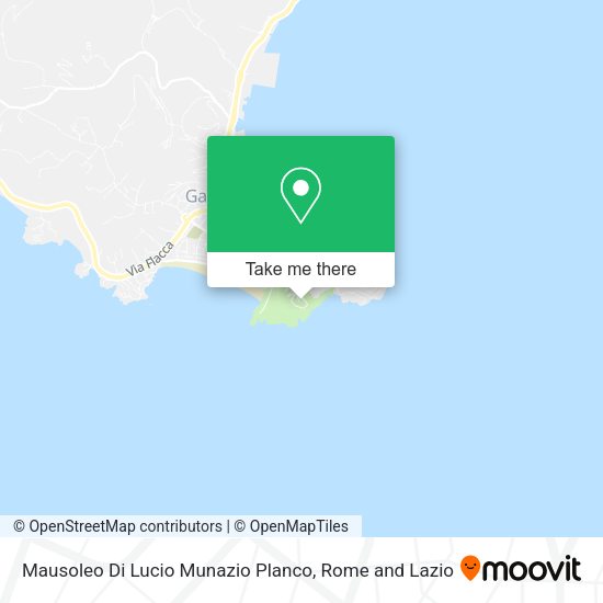 Mausoleo Di Lucio Munazio Planco map