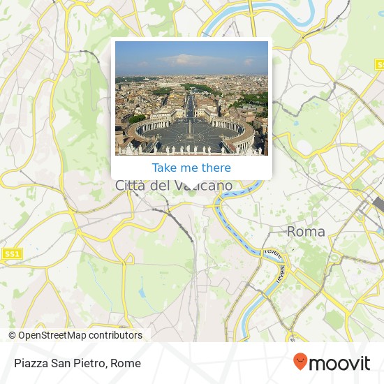 Piazza San Pietro map