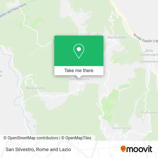 San Silvestro map