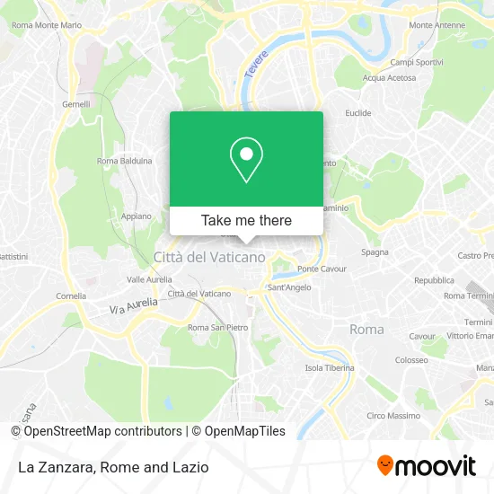 La Zanzara map