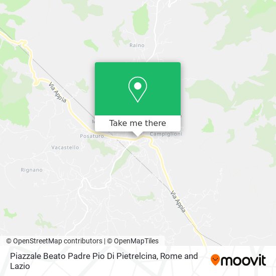 Piazzale Beato Padre Pio Di Pietrelcina map