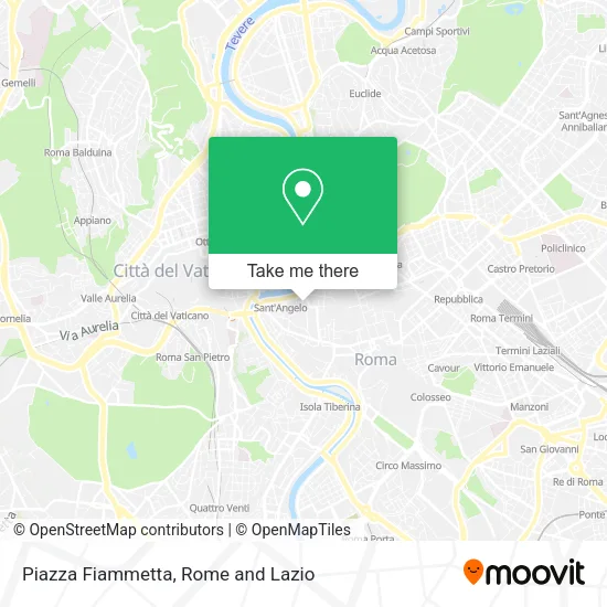 Piazza Fiammetta map