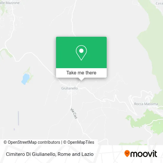 Cimitero Di Giulianello map