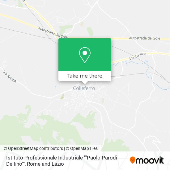 Istituto Professionale Industriale ""Paolo Parodi Delfino"" map