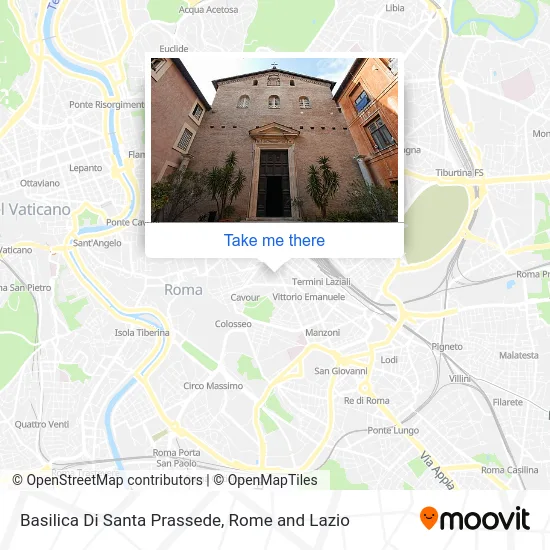 Basilica of Santa Prassede map