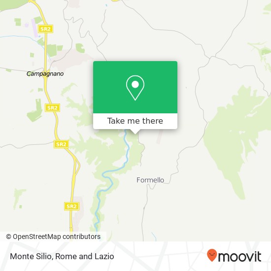 Monte Silio map