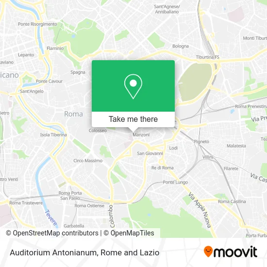 Antonianum Auditorium map