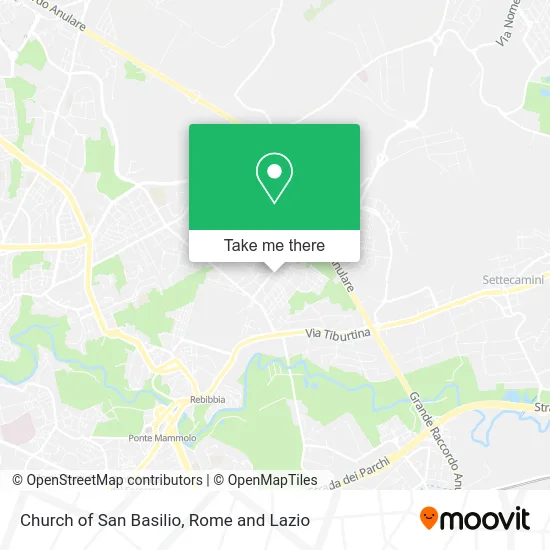 Church of San Basilio map