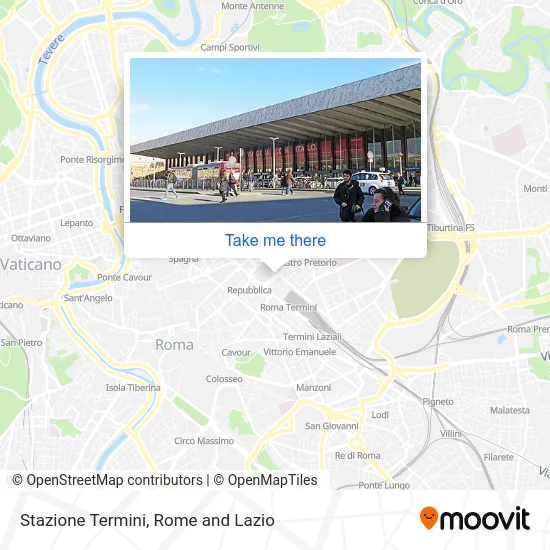 Stazione Termini map