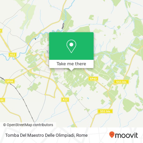 Tomba Del Maestro Delle Olimpiadi map