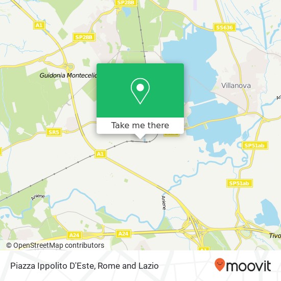 Piazza Ippolito D'Este map