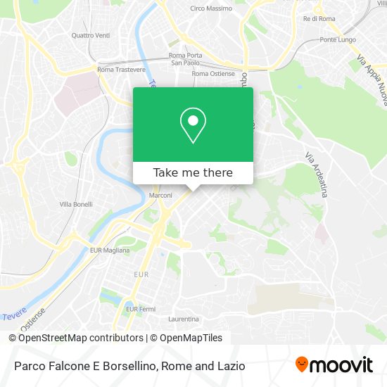 Parco Falcone E Borsellino map