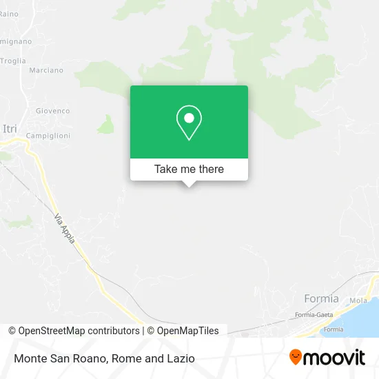 Mount San Roano map