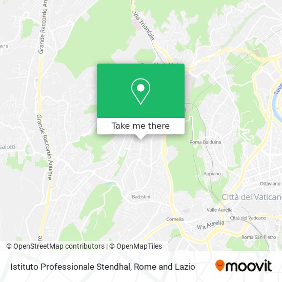 Istituto Professionale Stendhal map