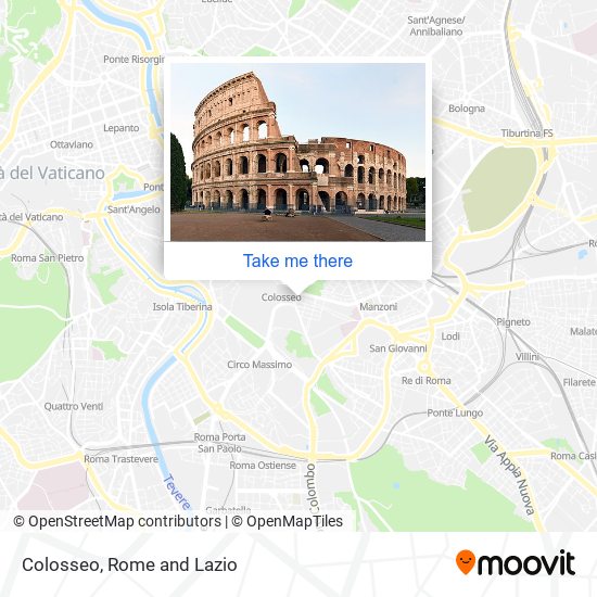 Colosseo map