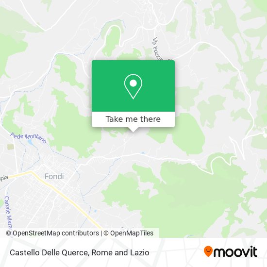 Castello Delle Querce map