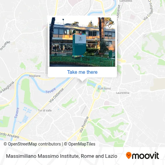 Massimiliano Massimo Institute map