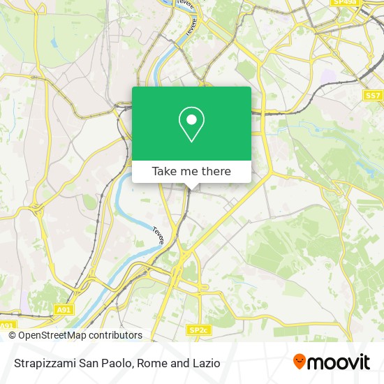 Strapizzami San Paolo map