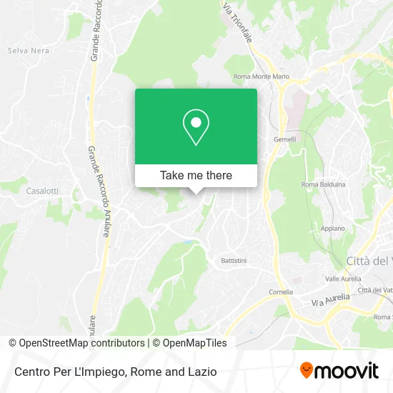 Employment Center map