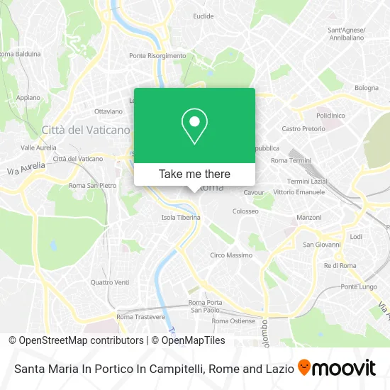 Santa Maria In Portico In Campitelli map