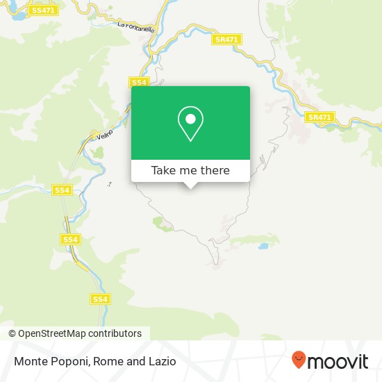 Monte Poponi map