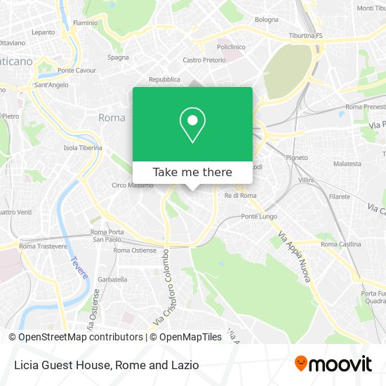 Licia Guest House map